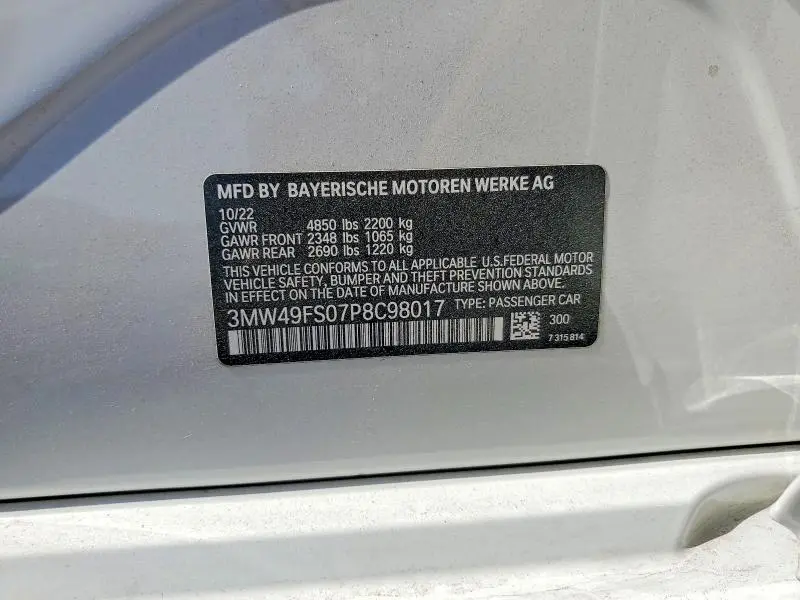 2023 BMW M340I   