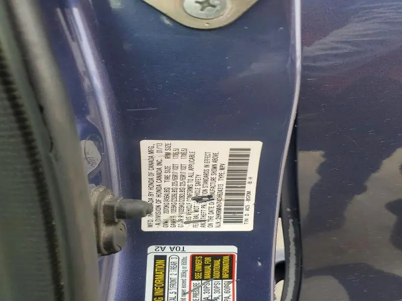 2013 HONDA CR-V EXL  