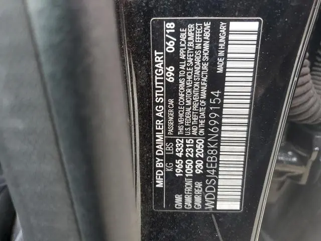2019 MERCEDES-BENZ CLA 250  