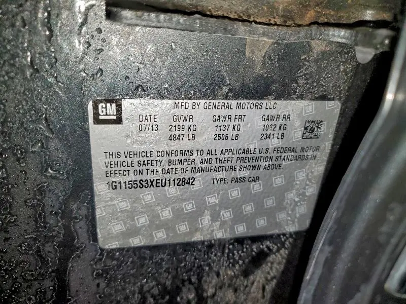 2014 CHEVROLET IMPALA LTZ  