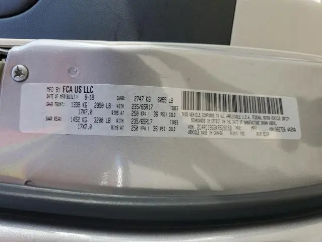 2019 CHRYSLER PACIFICA TOURING L  