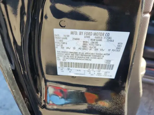 2010 FORD ESCAPE XLT  