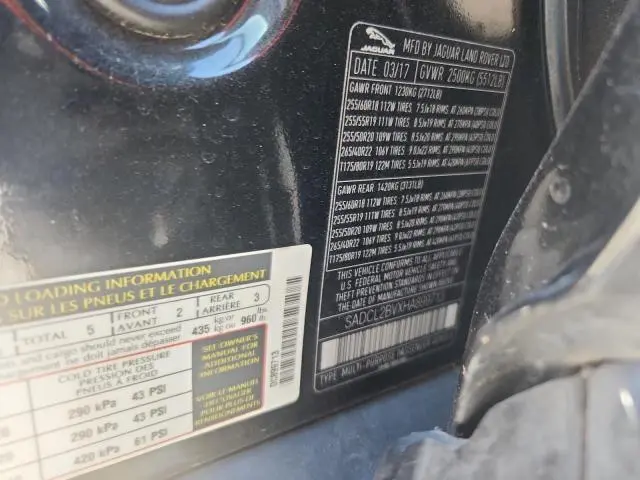 2017 JAGUAR F-PACE R - SPORT  