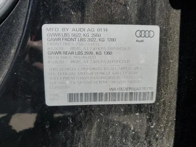 2014 AUDI Q5 PREMIUM PLUS  