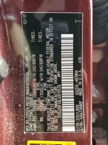 2018 TOYOTA HIGHLANDER SE  