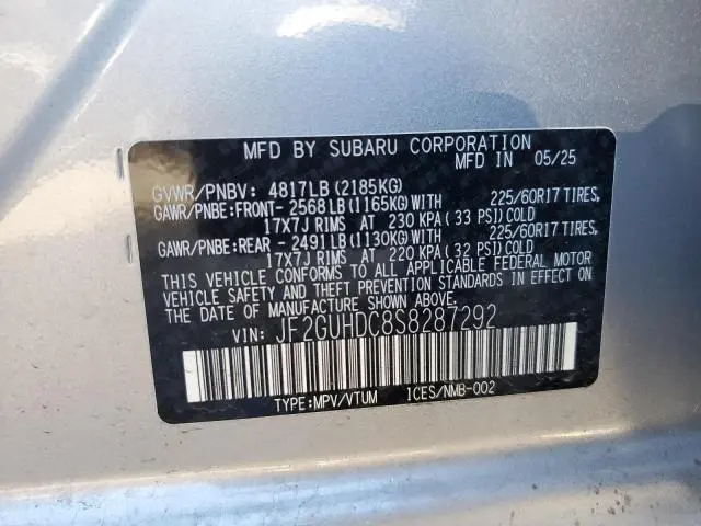 2025 SUBARU CROSSTREK PREMIUM  