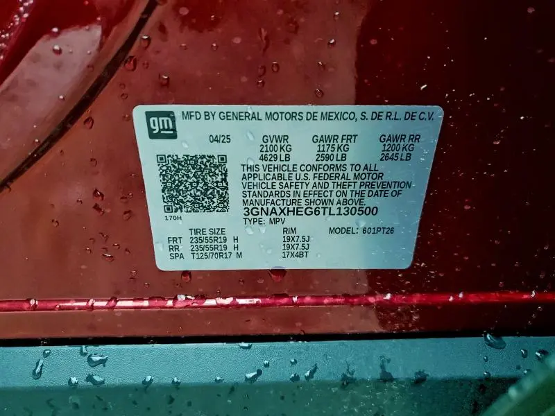 2026 CHEVROLET EQUINOX LT  