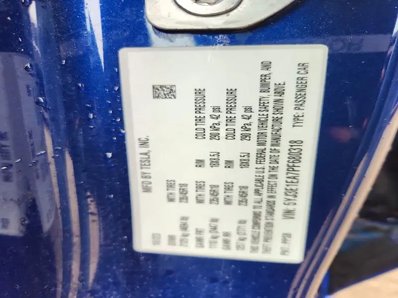 2023 TESLA MODEL 3   