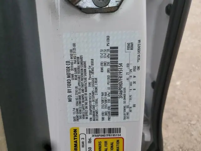 2015 FORD FUSION SE  