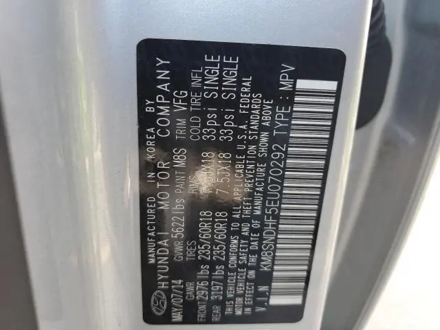 2014 HYUNDAI SANTA FE GLS  