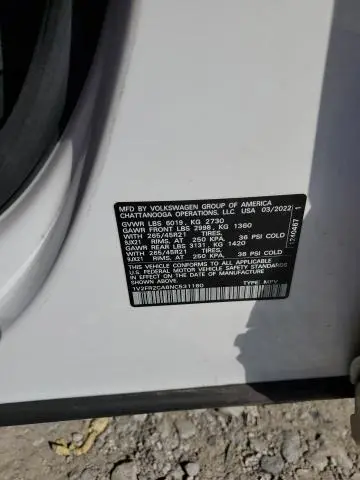 2022 VOLKSWAGEN ATLAS SEL PREMIUM R-LINE  