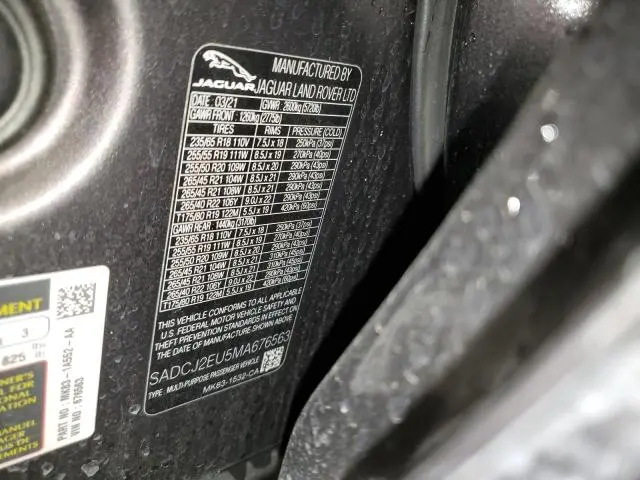 2021 JAGUAR F-PACE S