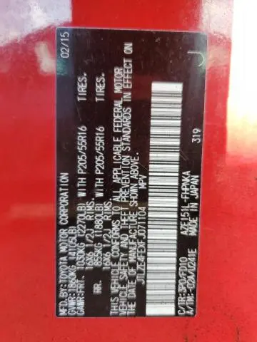 2015 TOYOTA SCION XB   