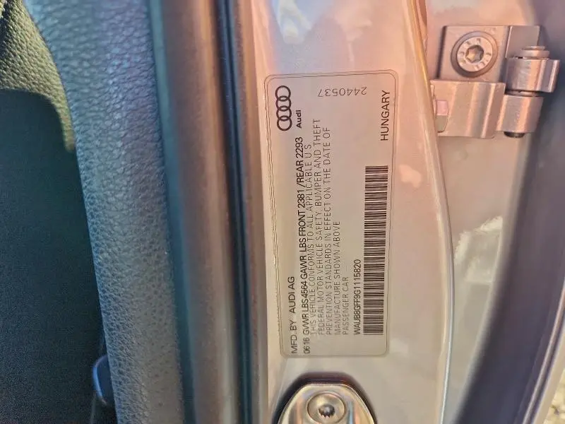 2016 AUDI A3 PREMIUM  