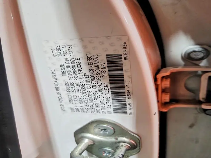 2016 ACURA RDX TECHNOLOGY  