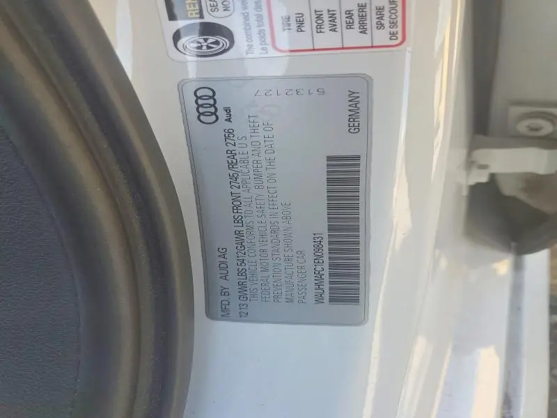 2014 AUDI A6 PRESTIGE  