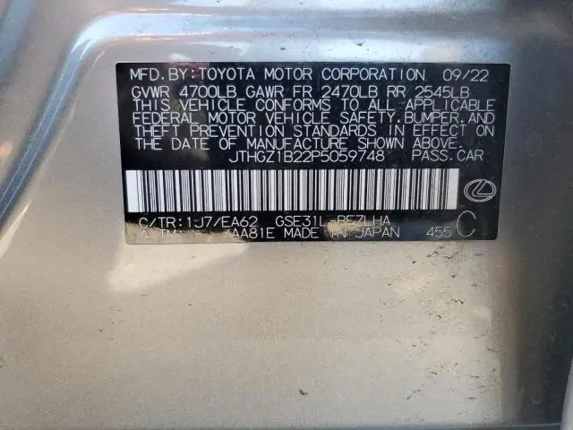 2023 LEXUS IS 350 F SPORT DESIGN  