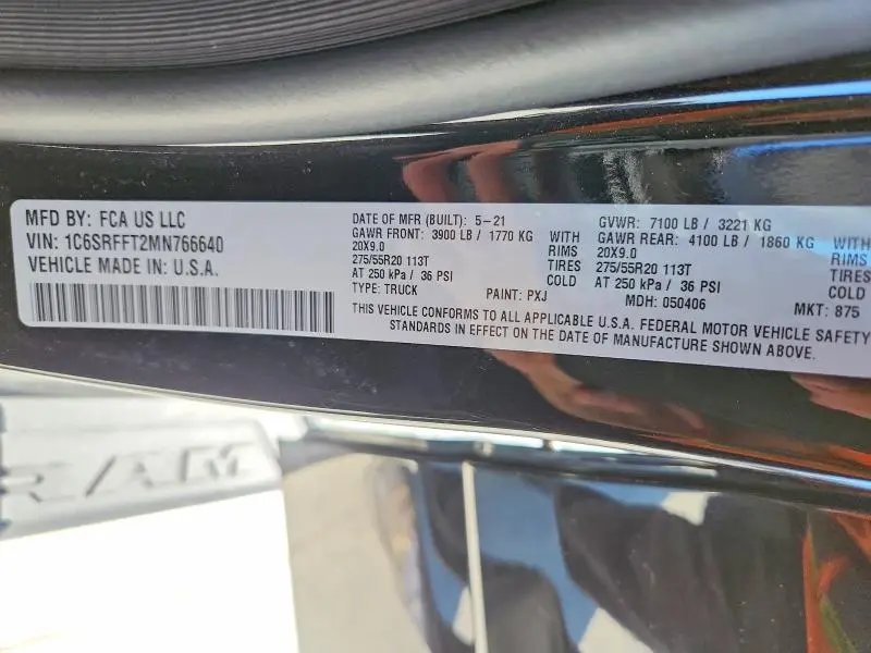 2021 RAM 1500 BIG HORN  