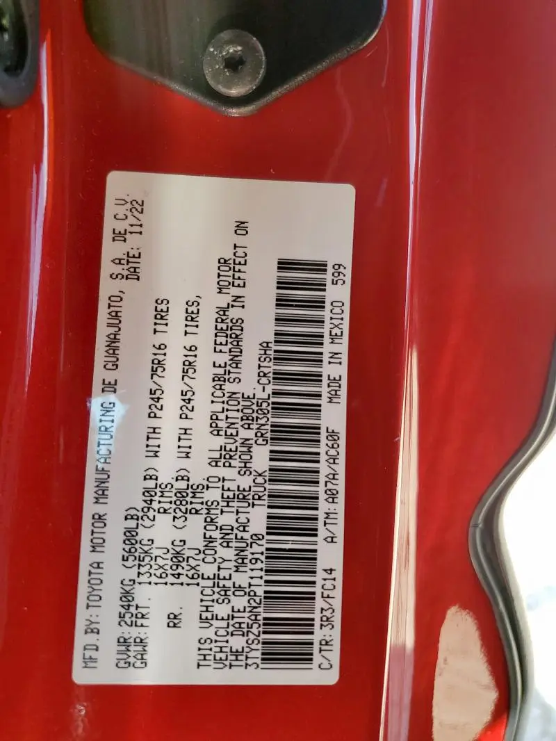 2023 TOYOTA TACOMA ACCESS CAB  