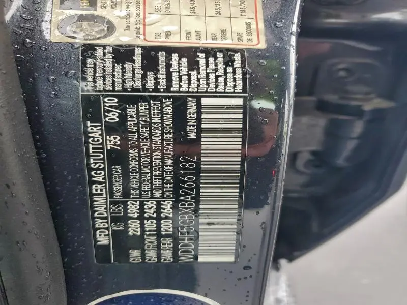 2011 MERCEDES-BENZ E 350  