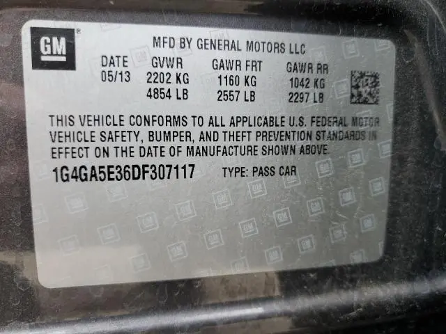 2013 BUICK LACROSSE   