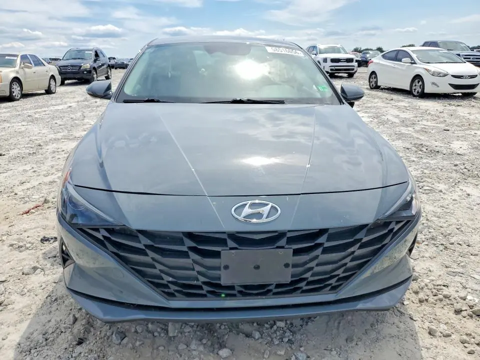 2021 HYUNDAI ELANTRA BLUE  