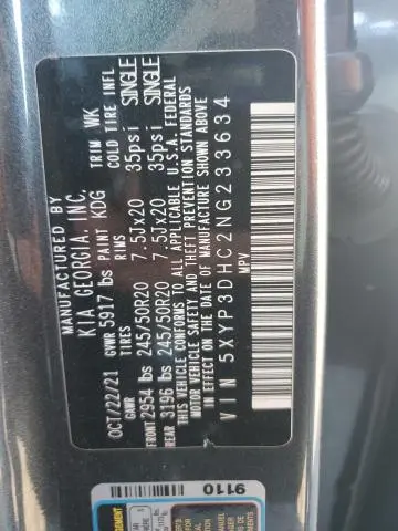 2022 KIA TELLURIDE EX  