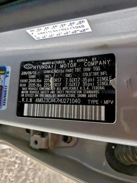 2017 HYUNDAI TUCSON LIMITED  