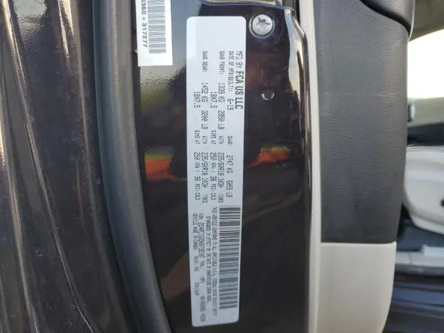 2019 CHRYSLER PACIFICA LIMITED  