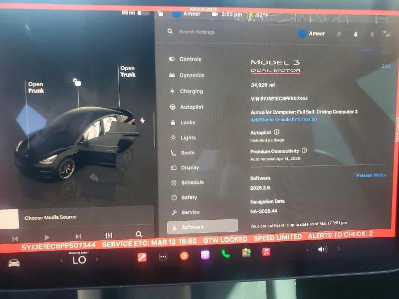 2023 TESLA MODEL 3   