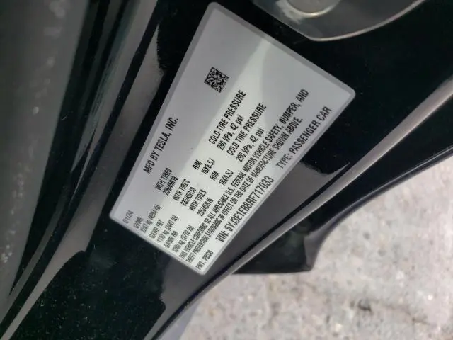 2024 TESLA MODEL 3 