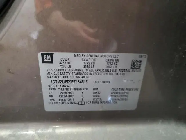 2014 GMC SIERRA K1500 SLE  