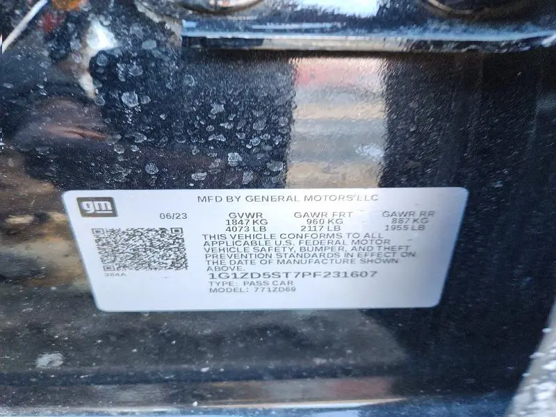 2023 CHEVROLET MALIBU LT  