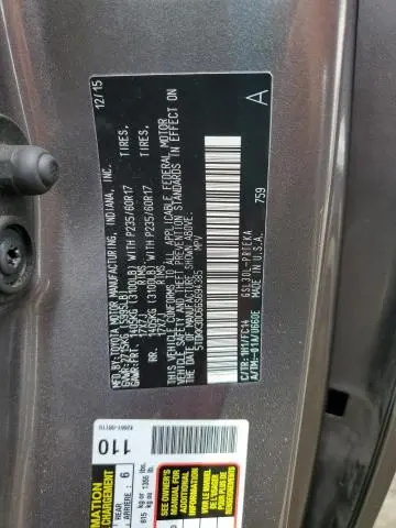 2016 TOYOTA SIENNA LE  