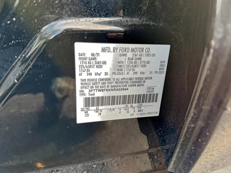 2022 FORD MAVERICK XL  