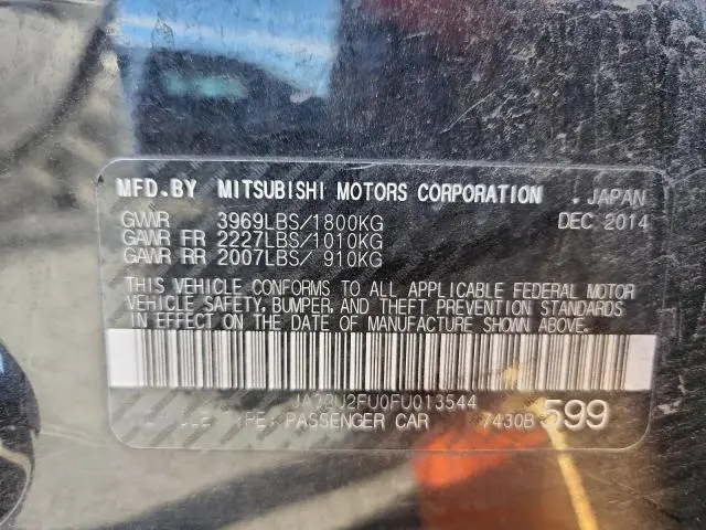 2015 MITSUBISHI LANCER ES