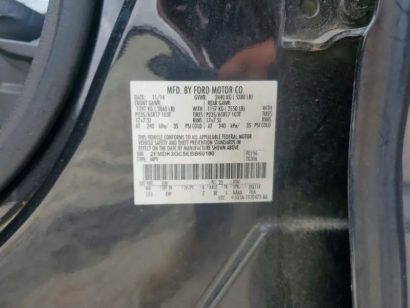 2014 FORD EDGE SE  