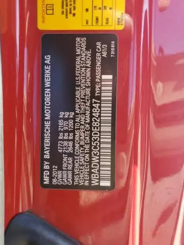 2013 BMW 328 I  