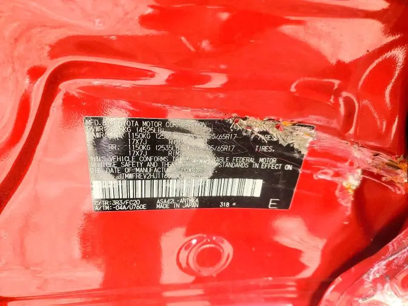 2017 TOYOTA RAV4 XLE  