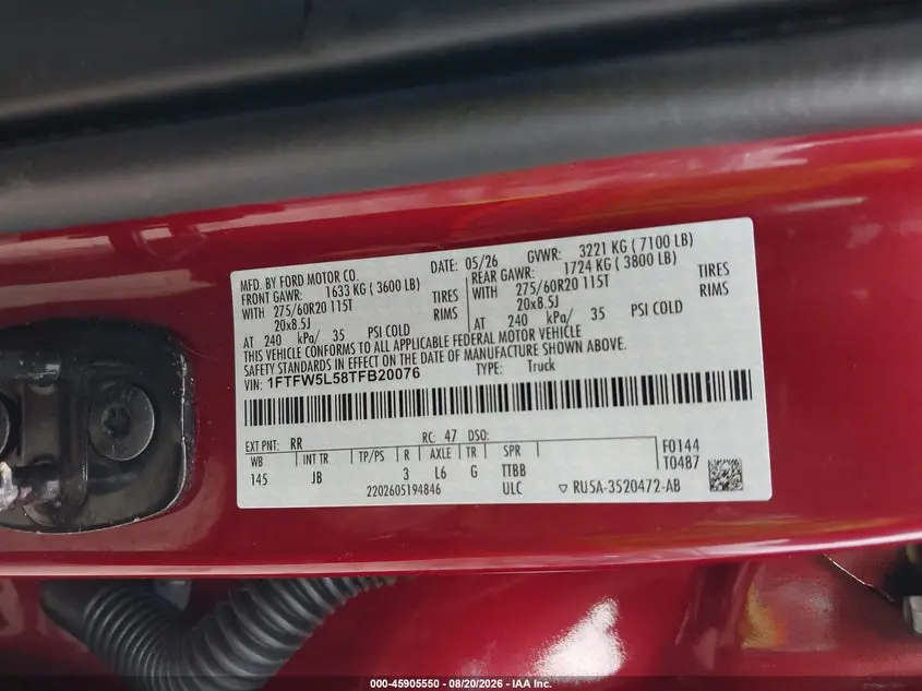 2026 FORD F-150 LARIAT
