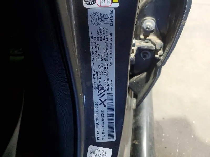 2022 RAM 1500 TRADESMAN  