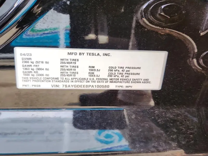 2023 TESLA MODEL Y   