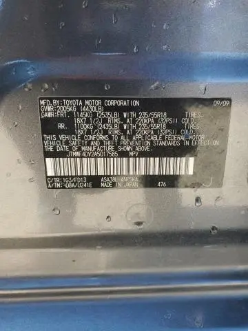 2010 TOYOTA RAV4 SPORT  