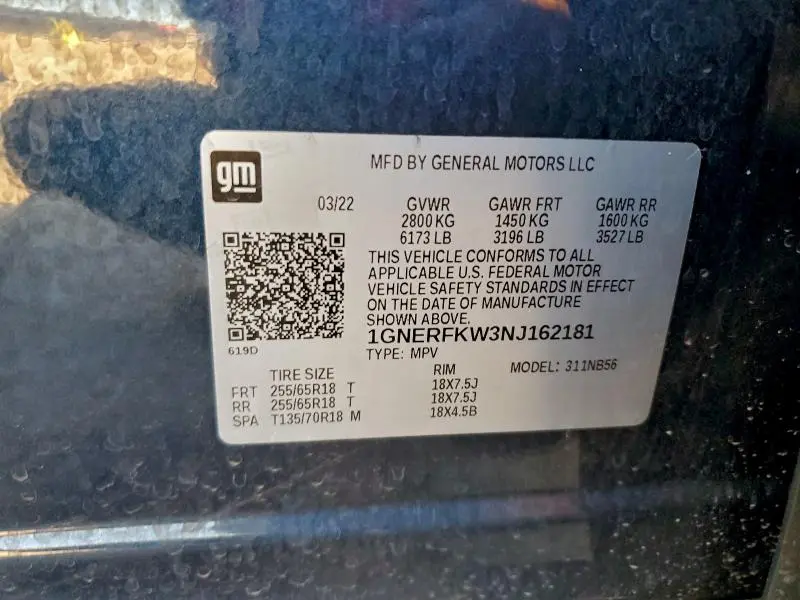 2022 CHEVROLET TRAVERSE LS  