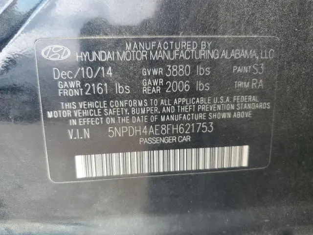 2015 HYUNDAI ELANTRA SE