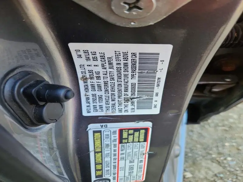 2010 HONDA CIVIC HYBRID  