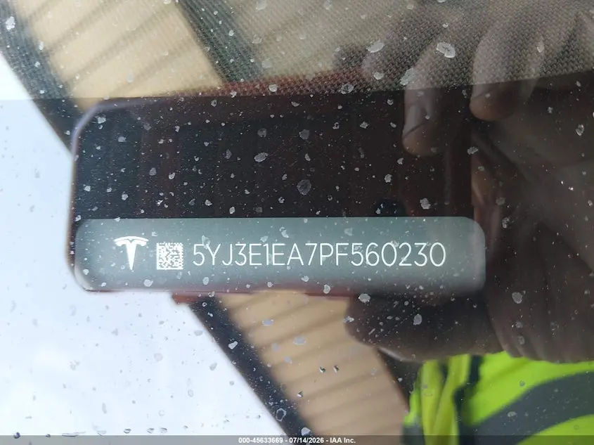 2023 TESLA MODEL 3 REAR-WHEEL DRIVE