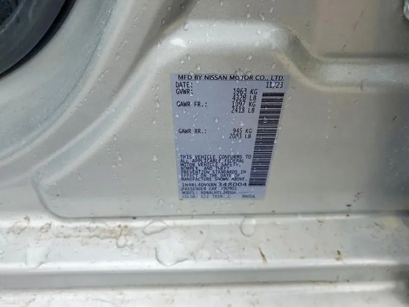 2024 NISSAN ALTIMA SV  