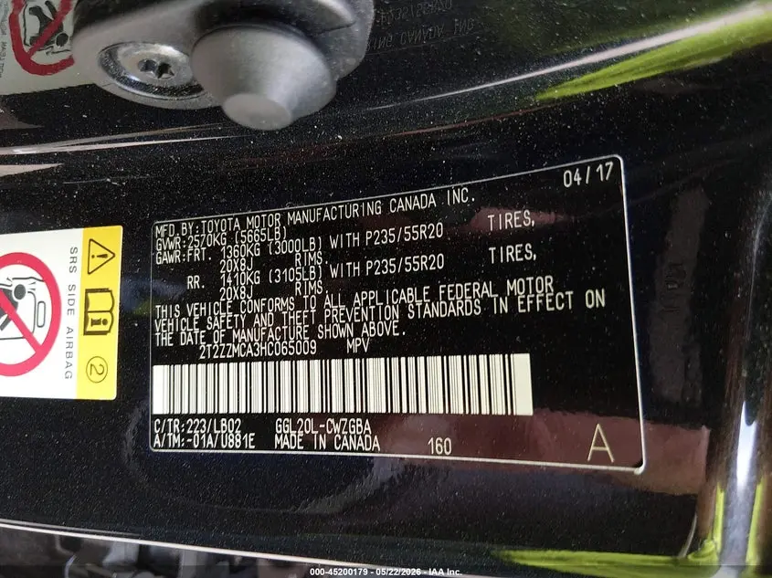 2017 LEXUS RX 350  