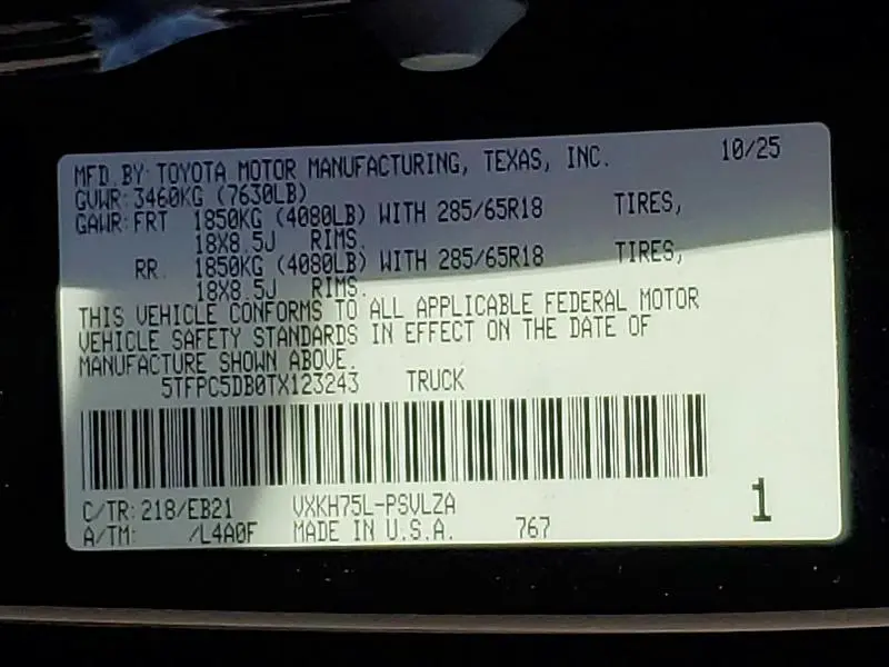 2026 TOYOTA TUNDRA TRD PRO HV  